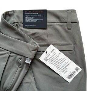 lululemon Commission Pant – Men’s 31x32 – Grey – New With Tags